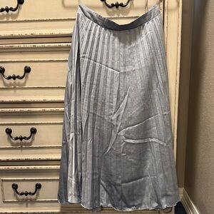 Lucy Paris Light Gray A-Line Skirt